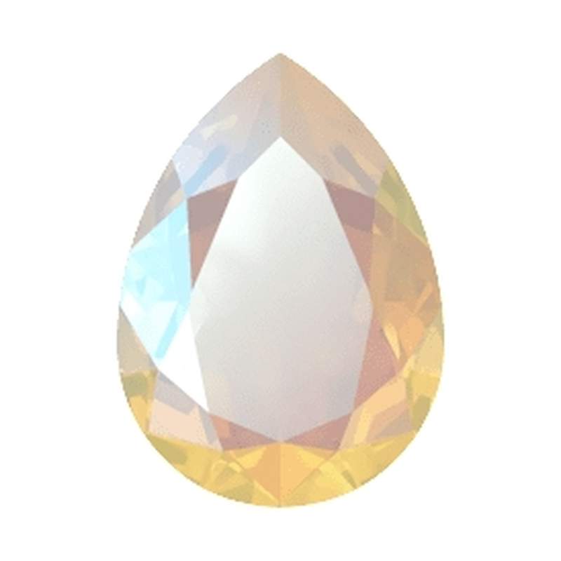 Swarovski Fancy Stones 4320 18 x 13 mm White Opal Shimmer
