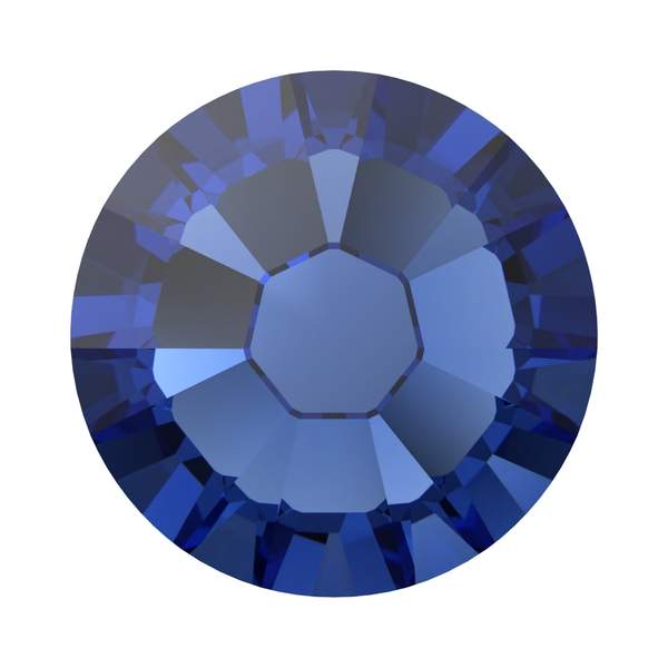 Swarovski Flatback Crystals 2058 ss 5 Recreated Dark Sapphire F