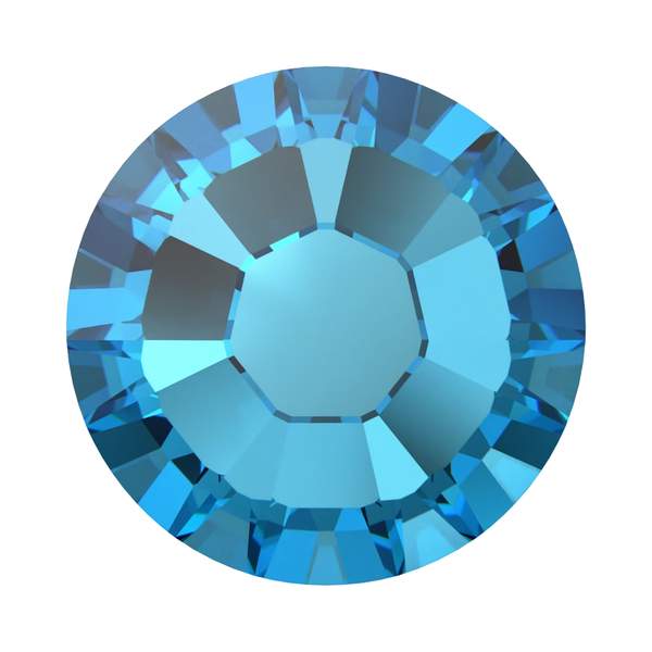 Swarovski Hotfix Crystals 2038 ss 8 Crystal Bermuda Blue A HF
