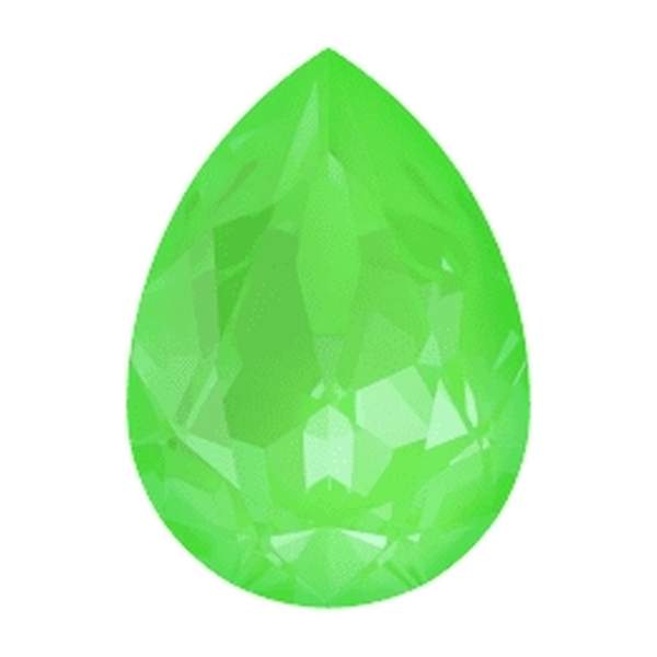 Swarovski Fancy Stones 4320 18 x 13 mm Crystal Electric Green Ignite