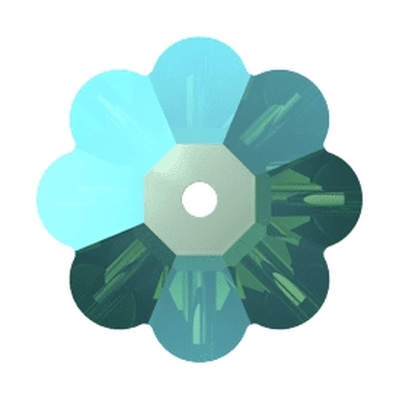 Swarovski Sew-on Crystals 3700 10 mm Majestic Green Shimmer