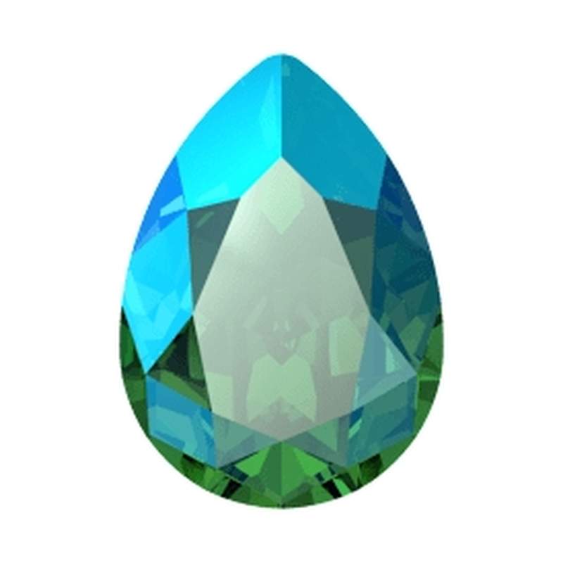 Swarovski Fancy Stones 4320 14 x 10 mm Majestic Green Shimmer F