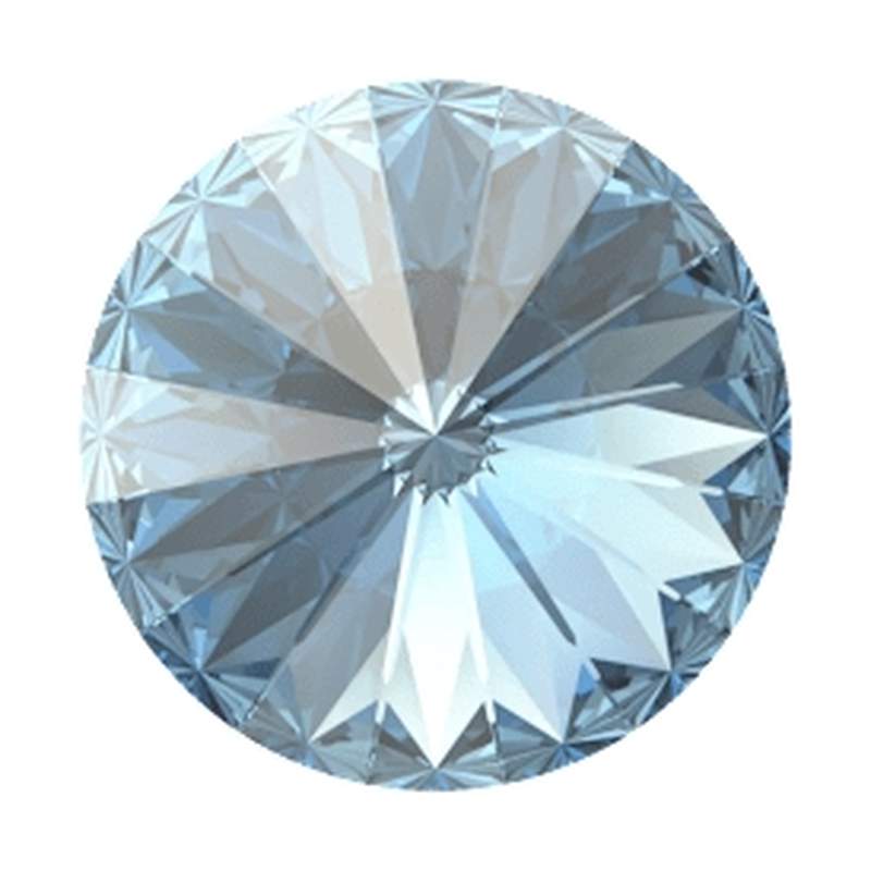 Swarovski Round Stones 1122 12 mm Aquamarine Moonlight F
