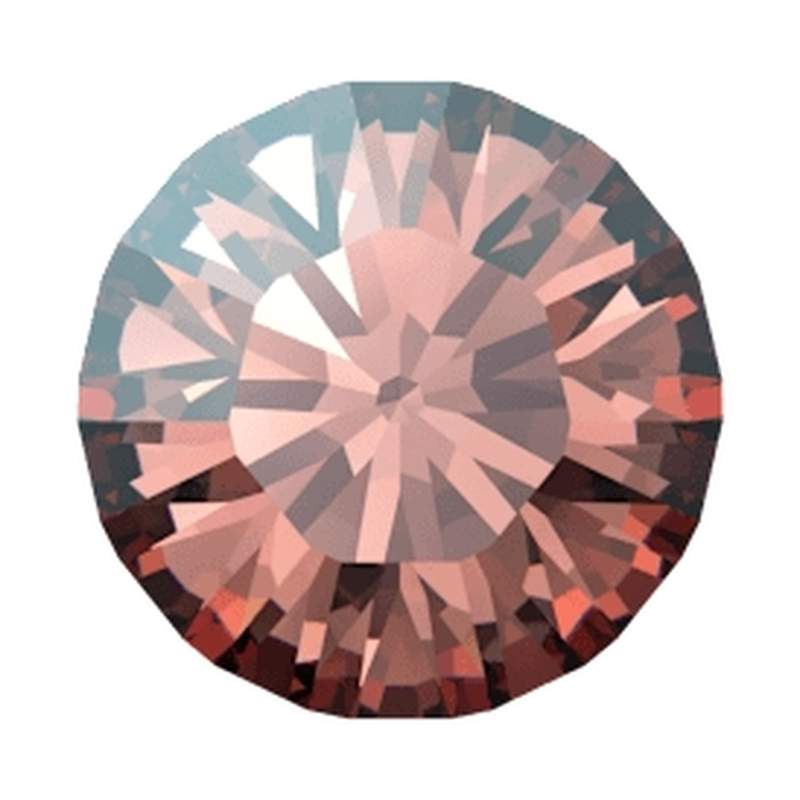 Swarovski Round Stones 1028 pp 9 Vintage Rose Moonlight F