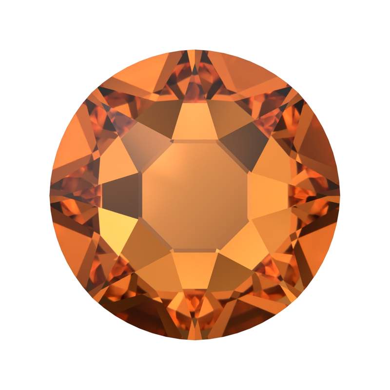 Swarovski Hotfix Crystals 2078 ss 34 Dark Orange A HF