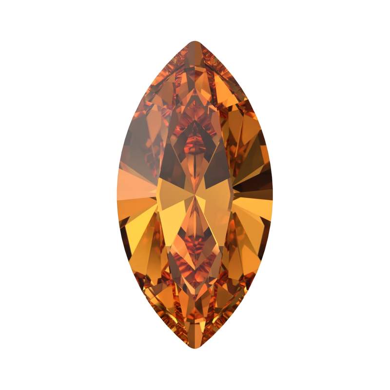 Swarovski Fancy Stones 4228 6 x 3 mm Dark Orange F