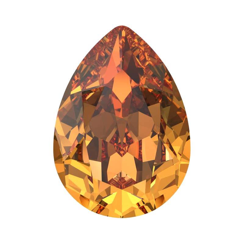 Swarovski Fancy Stones 4320 14 x 10 mm Dark Orange F