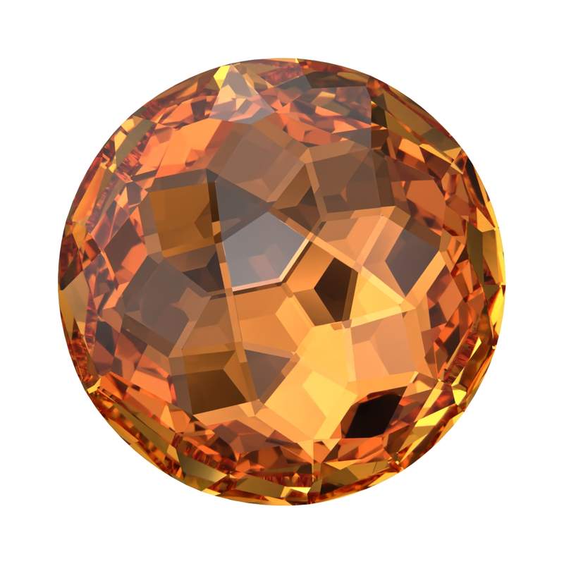 Swarovski Round Stones 1383 10 mm Dark Orange F