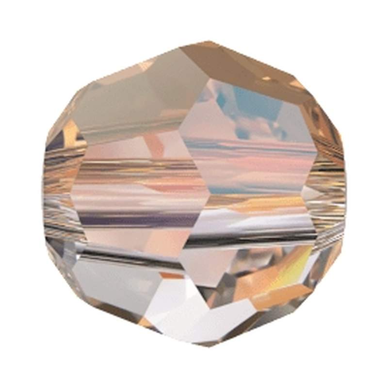 Swarovski Crystal Beads 5000 4 mm Crystal Metallic Sunshine 2X