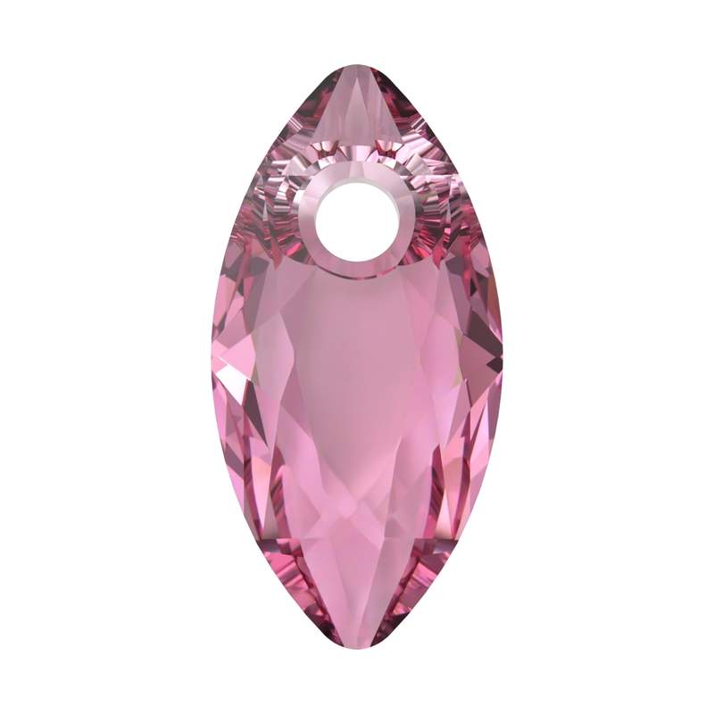 Swarovski Crystal Pendants 6437 9 mm Rose