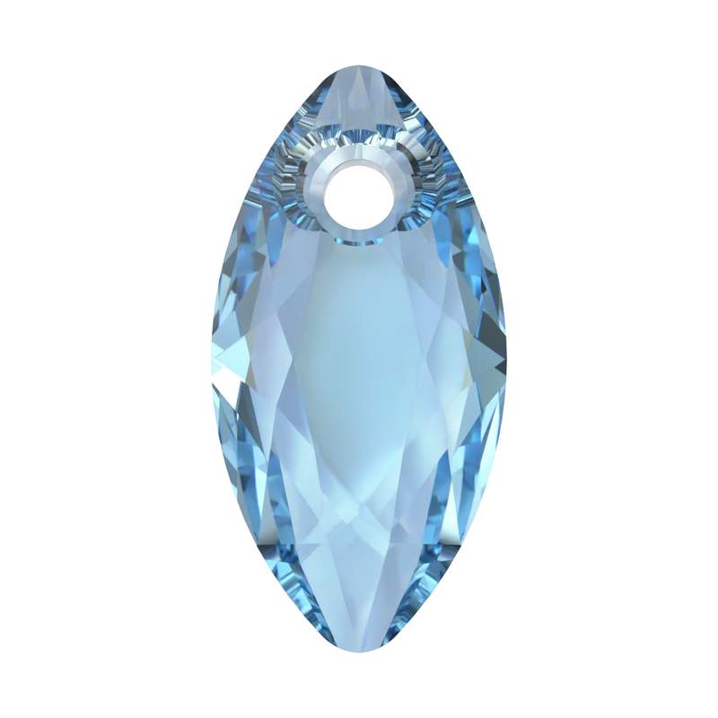 Swarovski Crystal Pendants 6437 11,5 mm Aquamarine