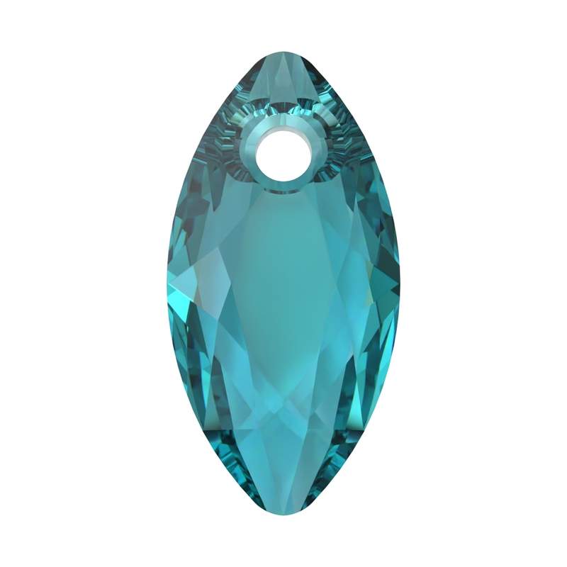 Swarovski Crystal Pendants 6437 11,5 mm Blue Zircon