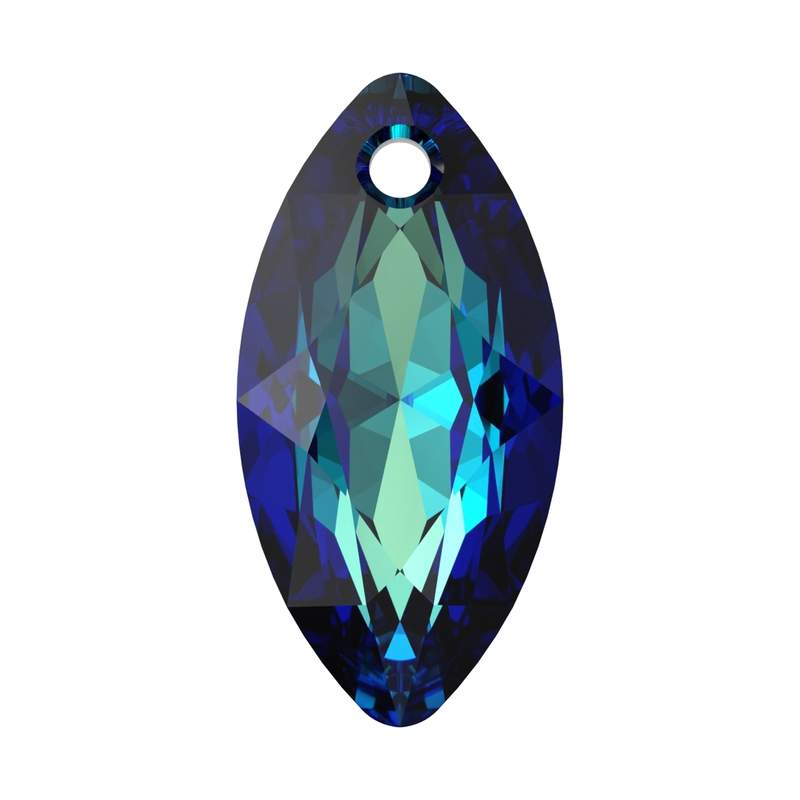 Swarovski Crystal Pendants 6437 16 mm Crystal Bermuda Blue P