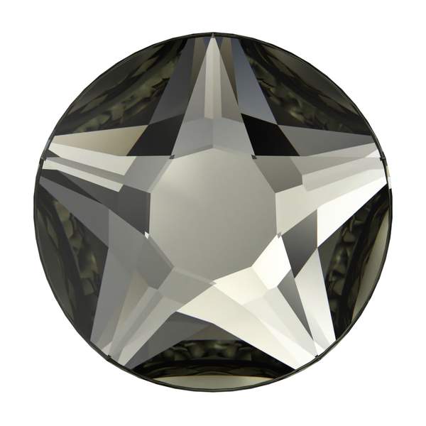 Swarovski Flatback Crystals 2100 ss 12 Black Diamond F