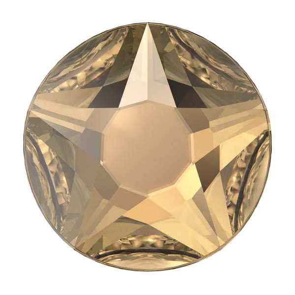 Swarovski Hotfix Crystals 2100 ss 12 Crystal Golden Shadow A HF
