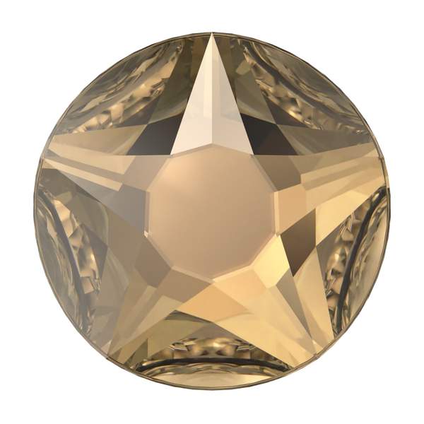 Swarovski Flatback Crystals 2100 ss 12 Crystal Golden Shadow F