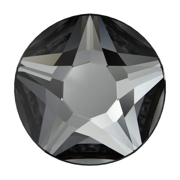 Swarovski Hotfix Crystals 2100 ss 12 Crystal Silver Night A HF