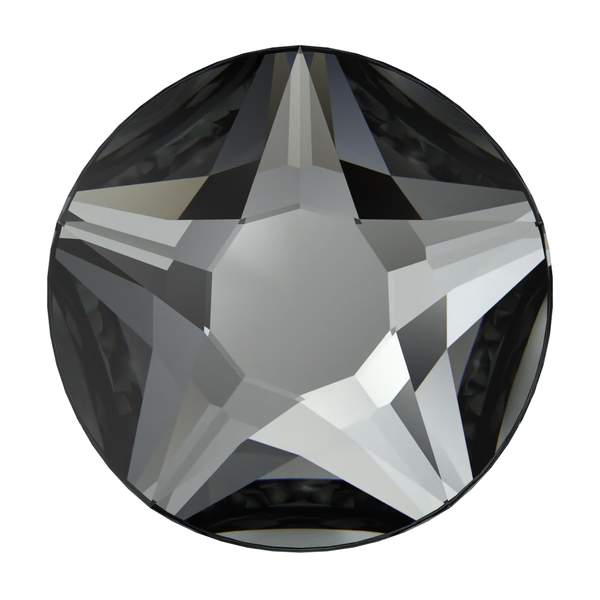 Swarovski Flatback Crystals 2100 ss 12 Crystal Silver Night F