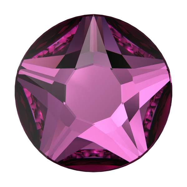 Swarovski Flatback Crystals 2100 ss 12 Dark Rose F