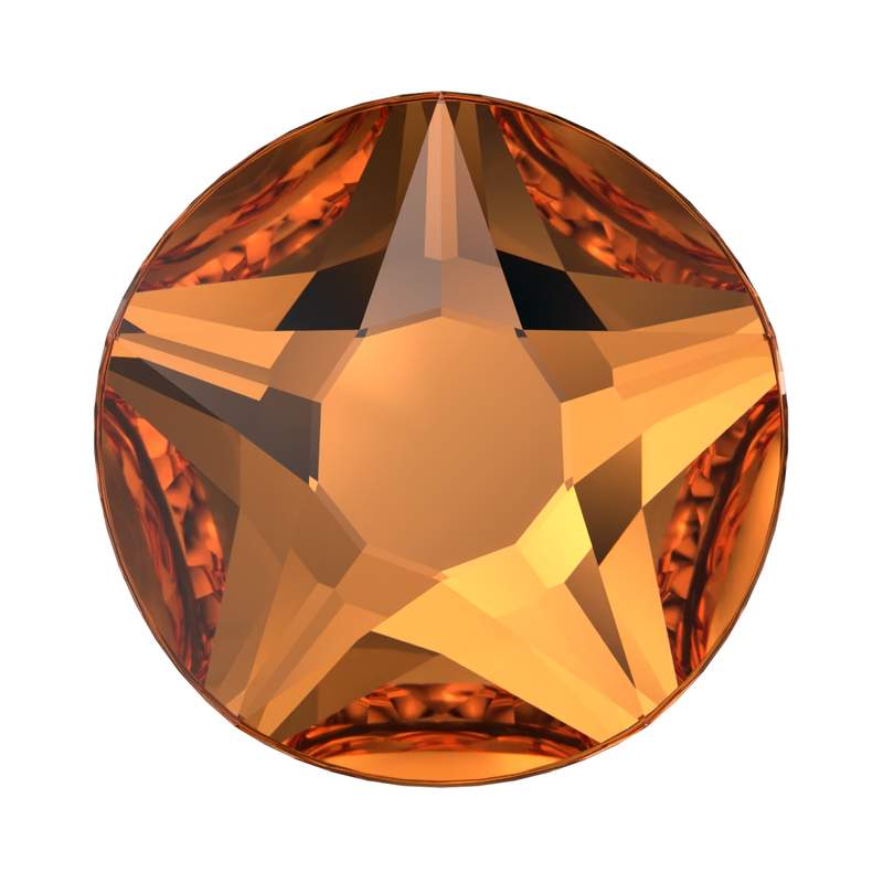 Swarovski Flatback Crystals 2100 ss 12 Dark Orange F
