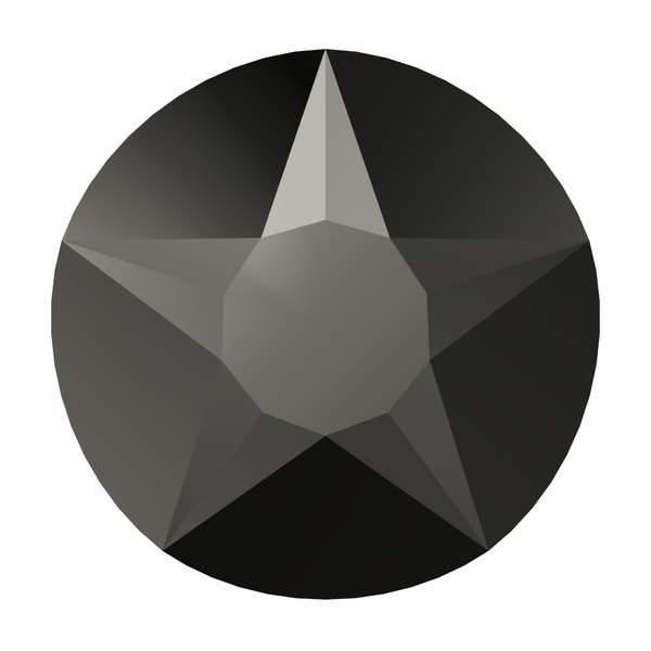 Swarovski Hotfix Crystals 2100 ss 12 Jet Hematite A HF
