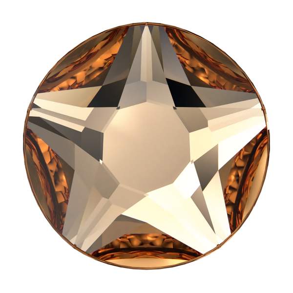 Swarovski Hotfix Crystals 2100 ss 12 Light Colorado Topaz A HF
