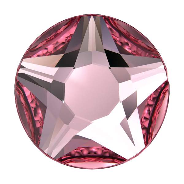 Swarovski Hotfix Crystals 2100 ss 12 Light Rose A HF
