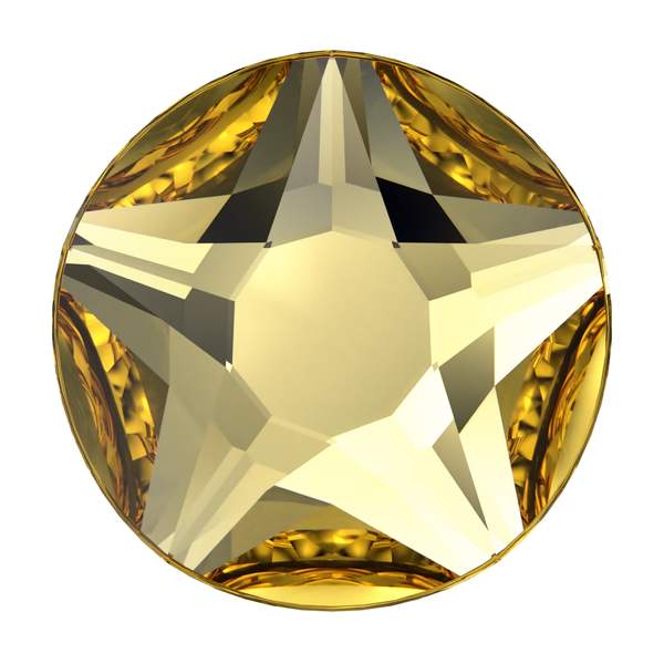 Swarovski Hotfix Crystals 2100 ss 12 Recreated Dark Jonquil A HF