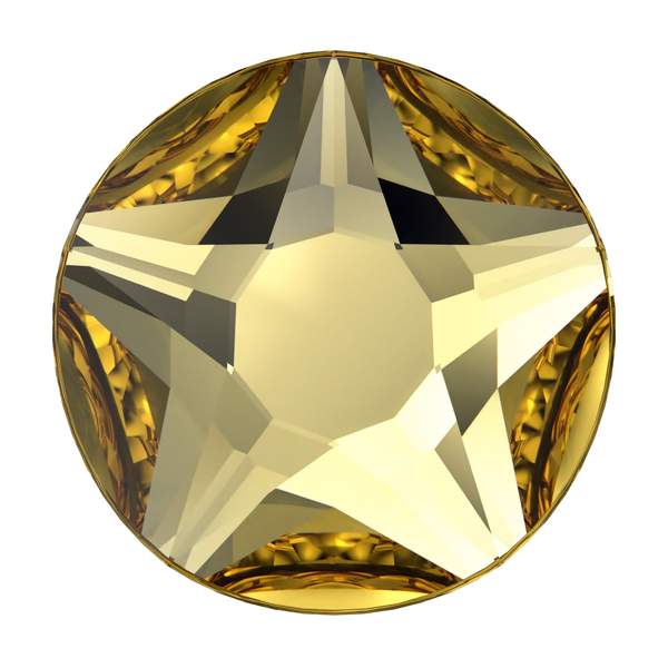 Swarovski Flatback Crystals 2100 ss 12 Recreated Dark Jonquil F
