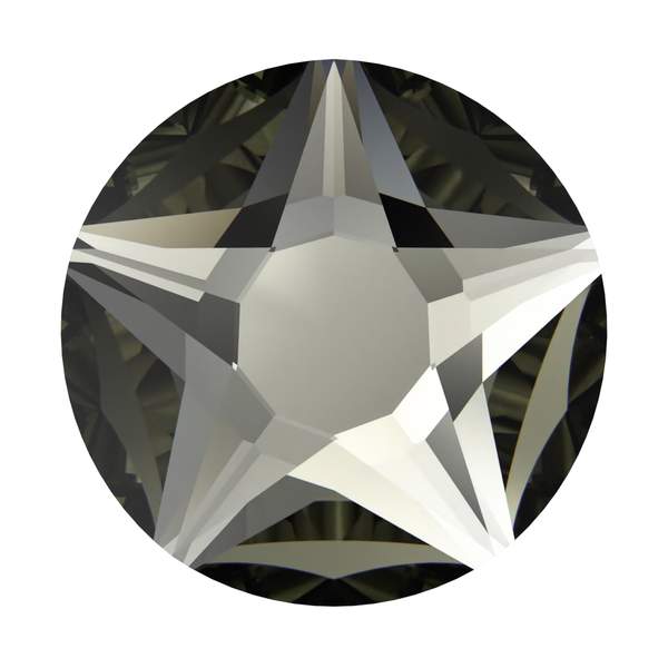 Swarovski Flatback Crystals 2100 ss 16 Black Diamond F