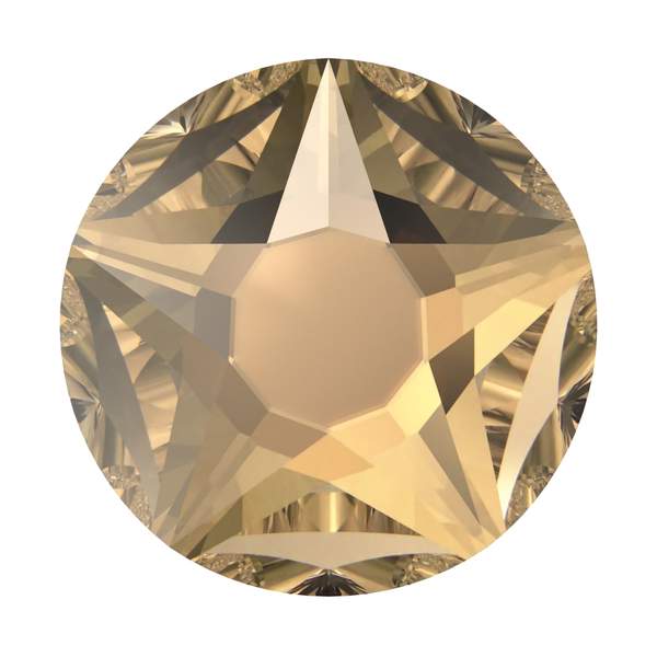 Swarovski Hotfix Crystals 2100 ss 16 Crystal Golden Shadow A HF