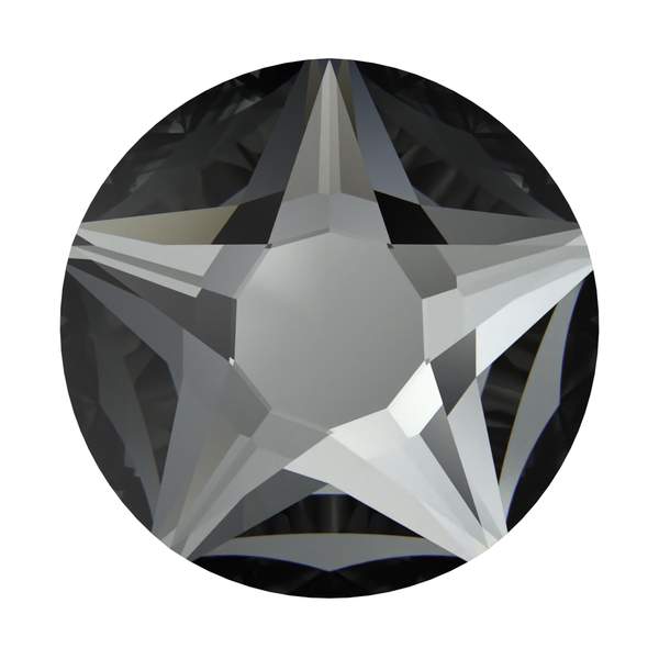 Swarovski Flatback Crystals 2100 ss 16 Crystal Silver Night F