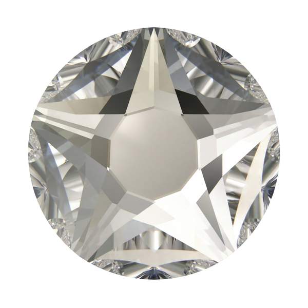 Swarovski Hotfix Crystals 2100 ss 16 Crystal Silver Shade A HF