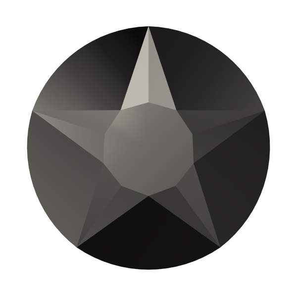 Swarovski Hotfix Crystals 2100 ss 16 Jet Hematite A HF