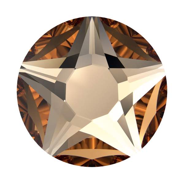 Swarovski Flatback Crystals 2100 ss 16 Light Colorado Topaz F