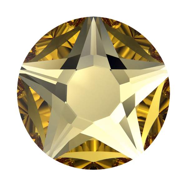 Swarovski Flatback Crystals 2100 ss 16 Recreated Dark Jonquil F