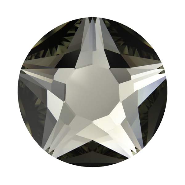 Swarovski Hotfix Crystals 2100 ss 30 Black Diamond A HF