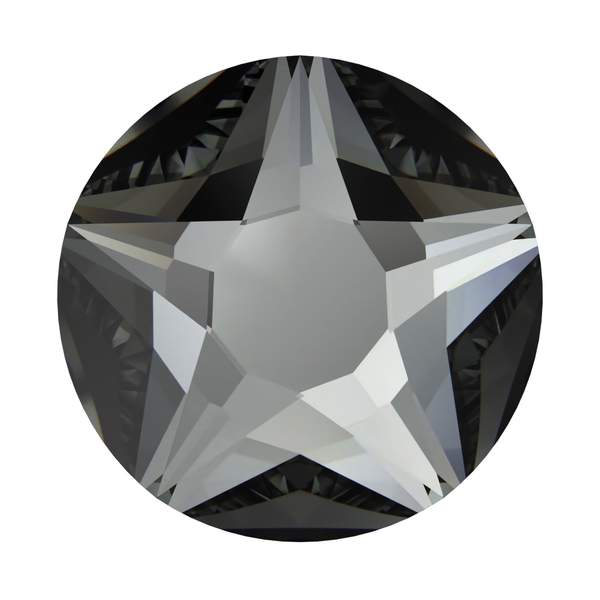 Swarovski Flatback Crystals 2100 ss 30 Crystal Silver Night F