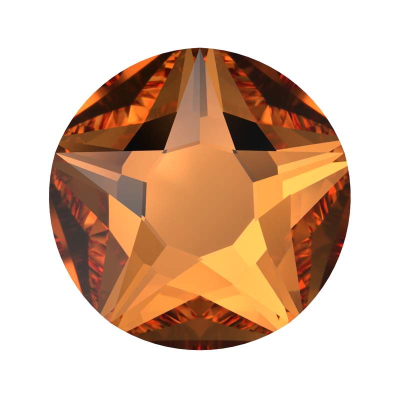 Swarovski Hotfix Crystals 2100 ss 30 Dark Orange A HF