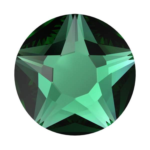 Swarovski Flatback Crystals 2100 ss 30 Majestic Green F