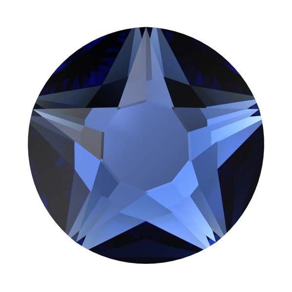 Swarovski Hotfix Crystals 2100 ss 30 Recreated Dark Sapphire A HF