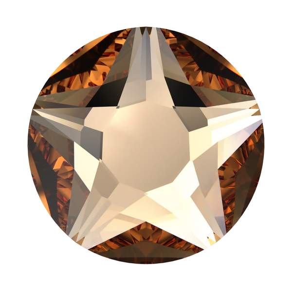 Swarovski Hotfix Crystals 2100 ss 34 Light Colorado Topaz A HF