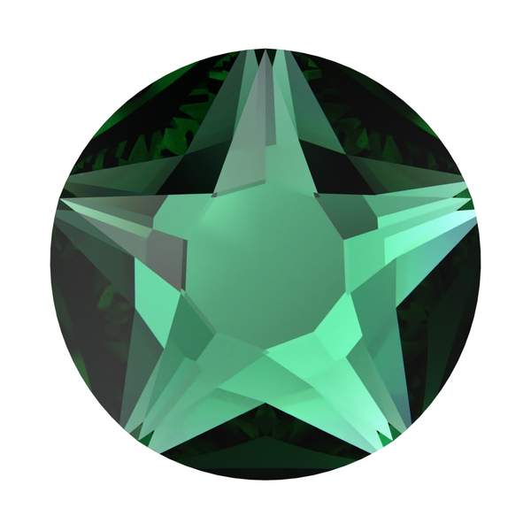 Swarovski Flatback Crystals 2100 ss 34 Majestic Green F