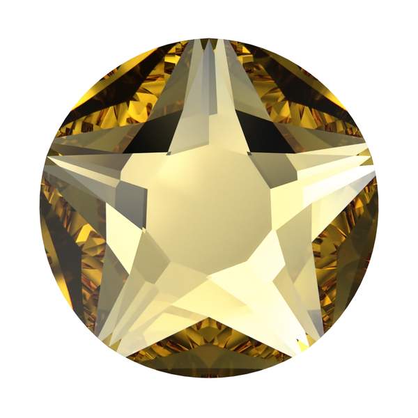 Swarovski Flatback Crystals 2100 ss 34 Recreated Dark Jonquil F
