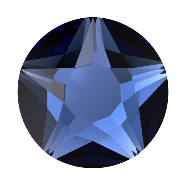 Swarovski Flatback Crystals 2100 ss 34 Recreated Dark Sapphire F