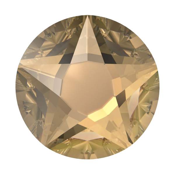 Swarovski Hotfix Crystals 2100 ss 48 Crystal Golden Shadow A HF