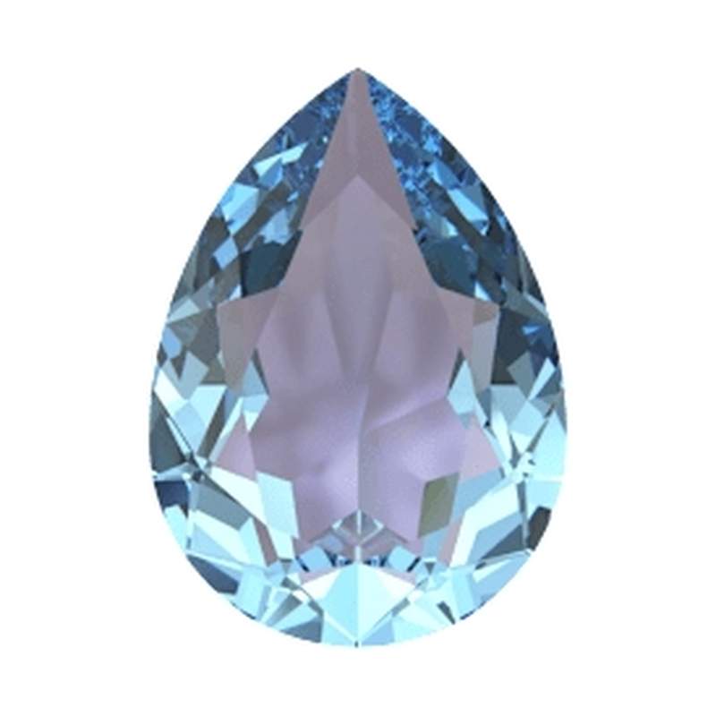 Swarovski Fancy Stones 4320 18 x 13 mm Aquamarine Antique Pink V