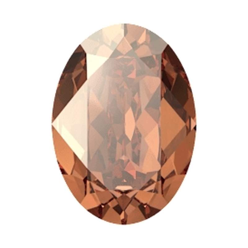 Swarovski Fancy Stones 4120 14 x 10 mm Light Rose Golden Shadow F