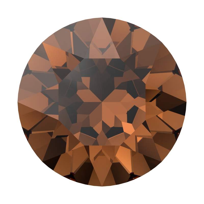 Swarovski Round Stones 1088 ss 39 Recreated Smoked Topaz F