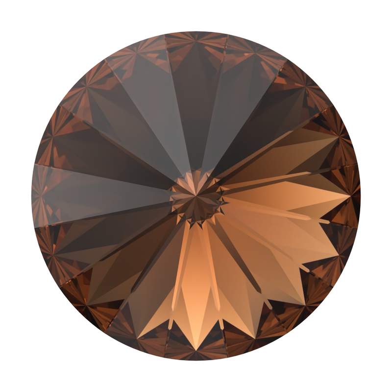 Swarovski Round Stones 1122 ss 39 Recreated Smoked Topaz F